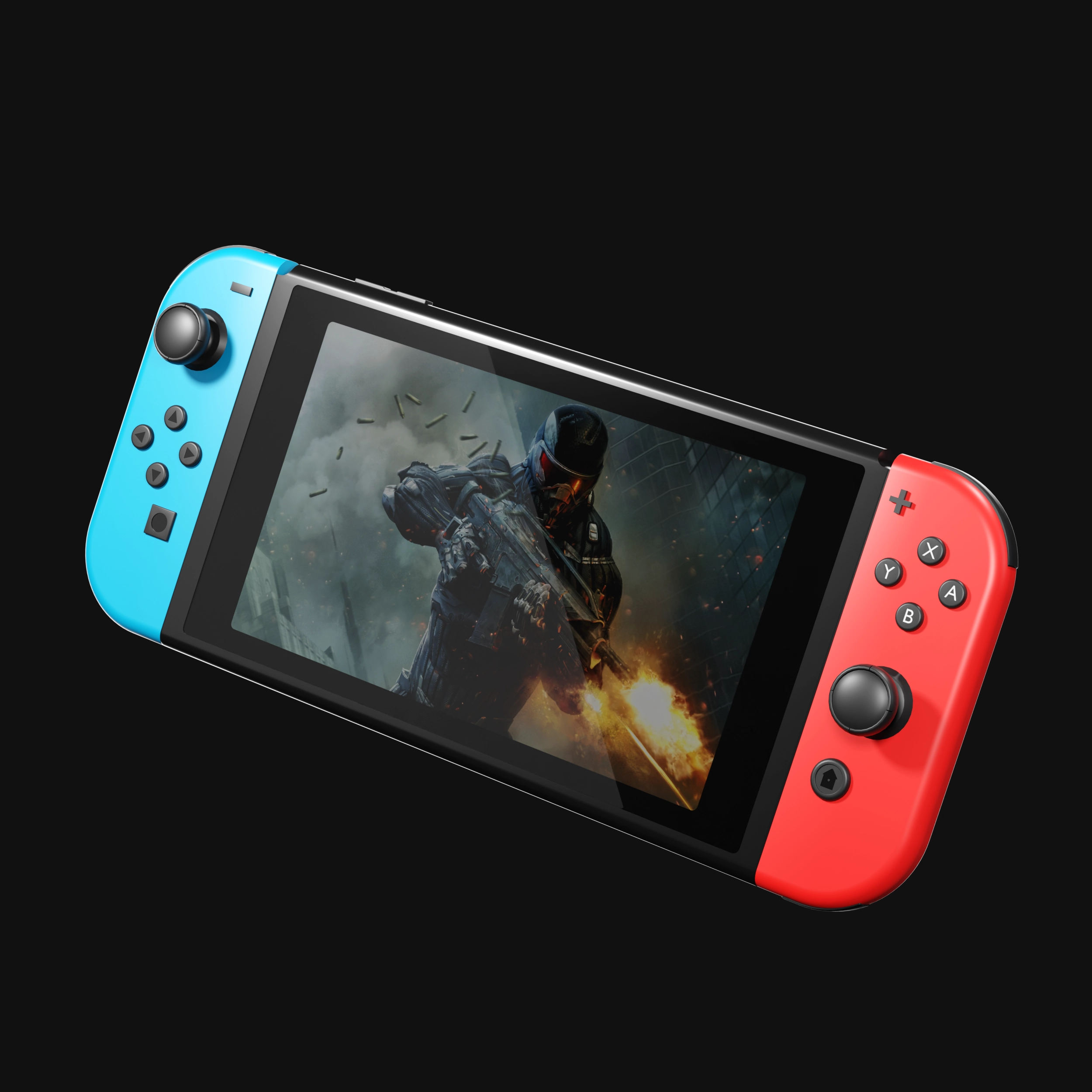 Isometric hero render of a consumer product